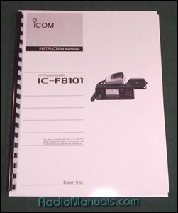 Icom IC-F8101 Instruction Manual Icom IC-F8101 Instruction Manual